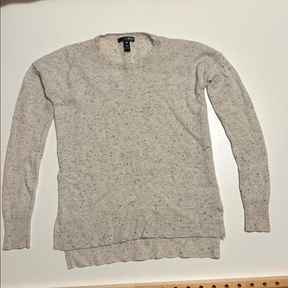 Aqua Cashmere Sweater